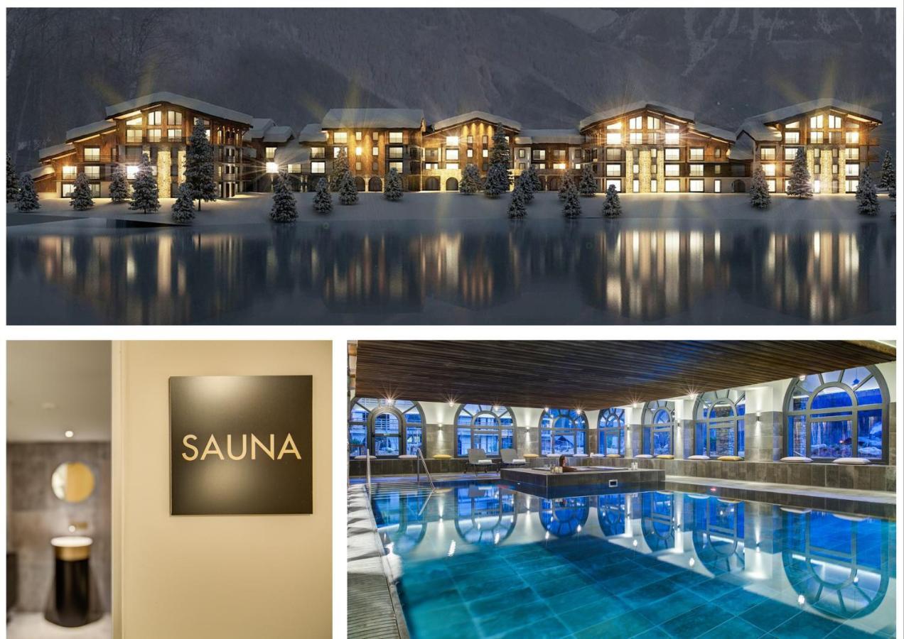 Thedrus Luxury Apt, Swimming Pool, Spa & More 霞慕尼 外观 照片